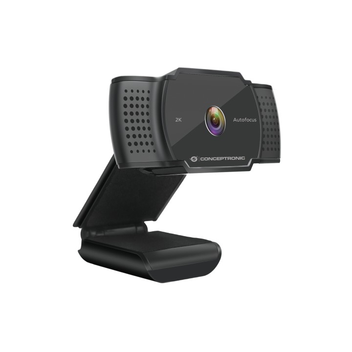WebCam CONCEPTRONIC 2K FHD Micrófono Negra (AMDIS02B)