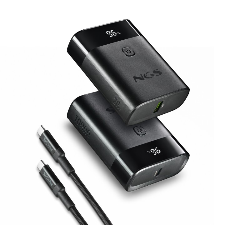 Powerbank NGS 10000mAh QC PD 3.0 USB-A/C Negro (TWIX10)