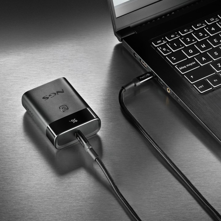 Powerbank NGS 10000mAh QC PD 3.0 USB-A/C Negro (TWIX10)
