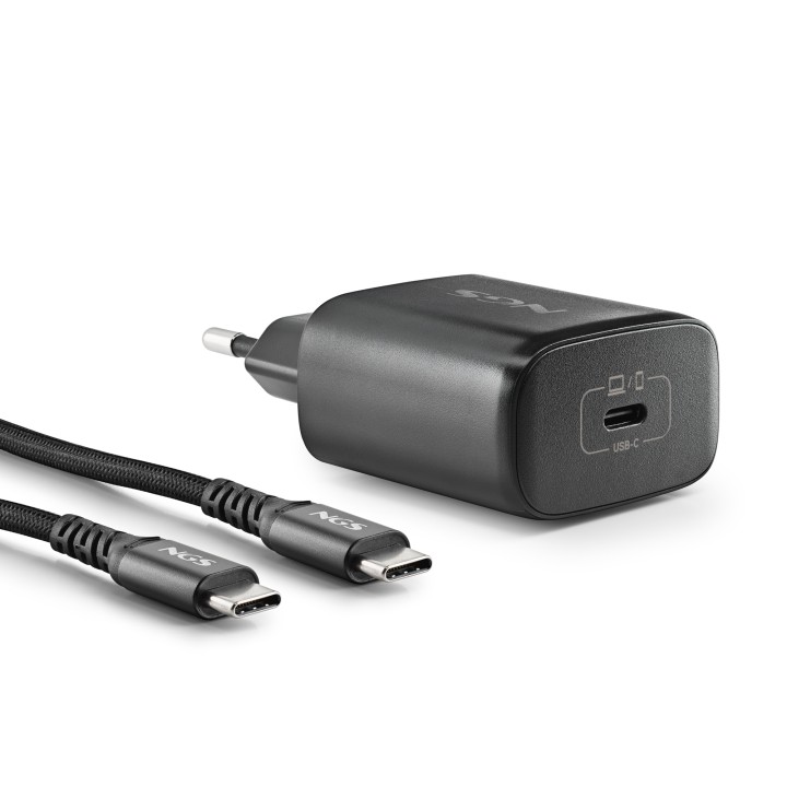 Cargador de Pared NGS GaN 45W 1xUSB-C Negro (BUD45W-C)