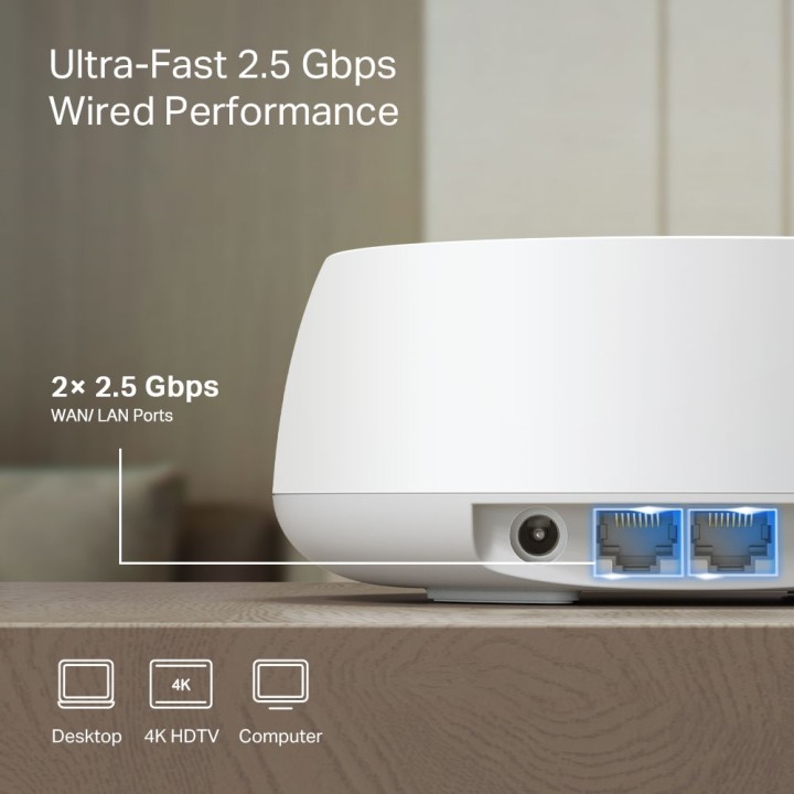 Extender TP-Link Sistema Mesh WiFi 7 (DECO BE25 2-PACK)