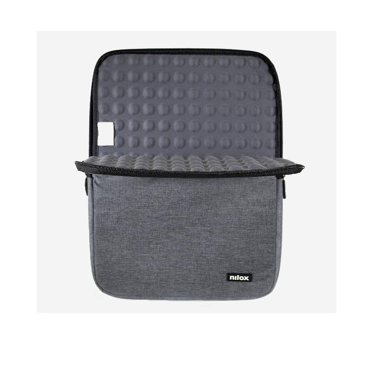 Funda NILOX Sleeve hasta 17.3" Gris (NXSL17GY)
