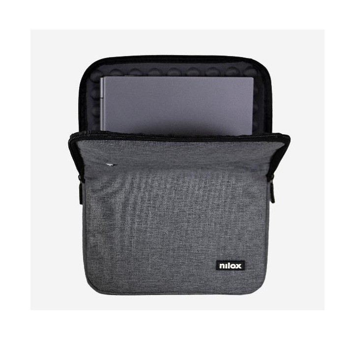 Funda NILOX Sleeve hasta 17.3" Gris (NXSL17GY)