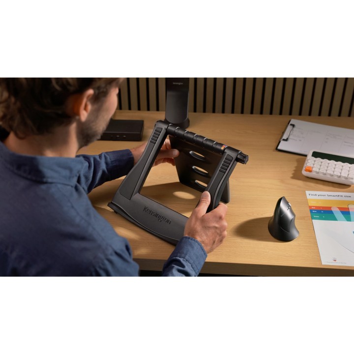 Ratón Vertical Kensington Pro Fit RF Negro (K75501EU)