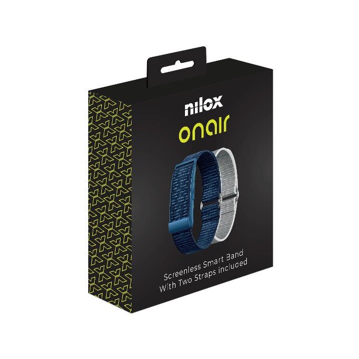 Smartband Nilox Onair Screenless 2 Correas Azul-Gris