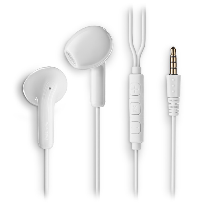 Auriculares NGS Intraural 3.5mm Blanco (CROSSFLIPWHITE)