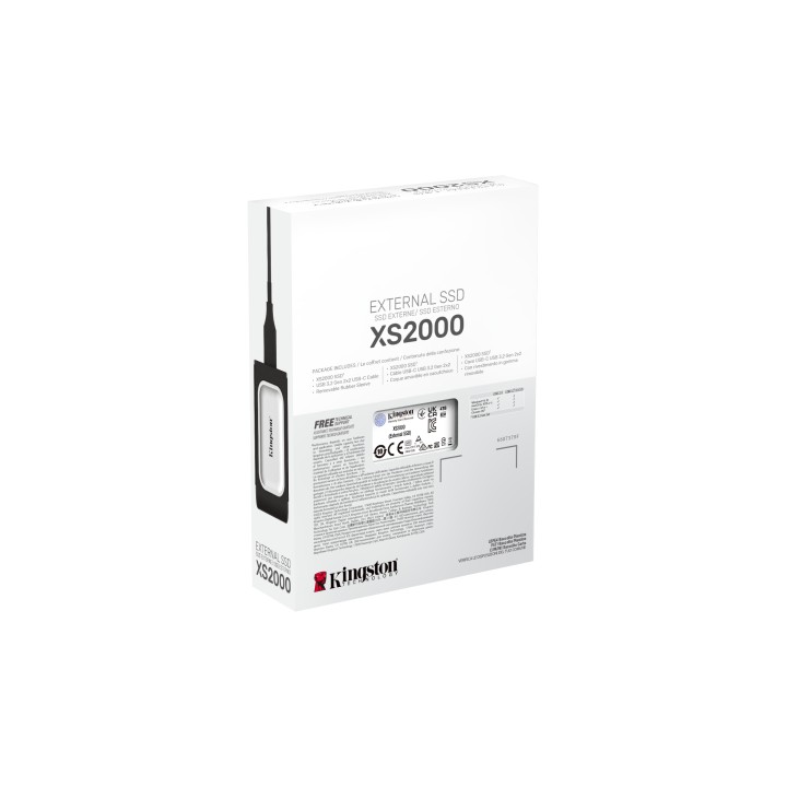 SSD Kingston XS2000 4Tb USB-C 3.0 NAND (SXS2000/4000G)