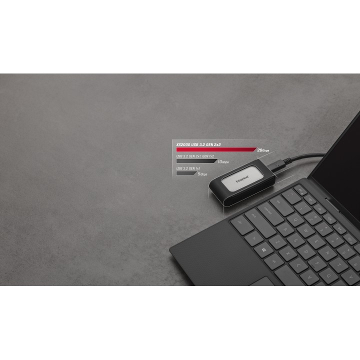 SSD Kingston XS2000 4Tb USB-C 3.0 NAND (SXS2000/4000G)