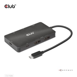 Docking Station Club 3D 7en1 USB-C Negro (CSV-1598)