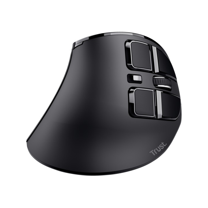 Ratón Vertical Trust Voxx RF Bluetooth Negro (23731)