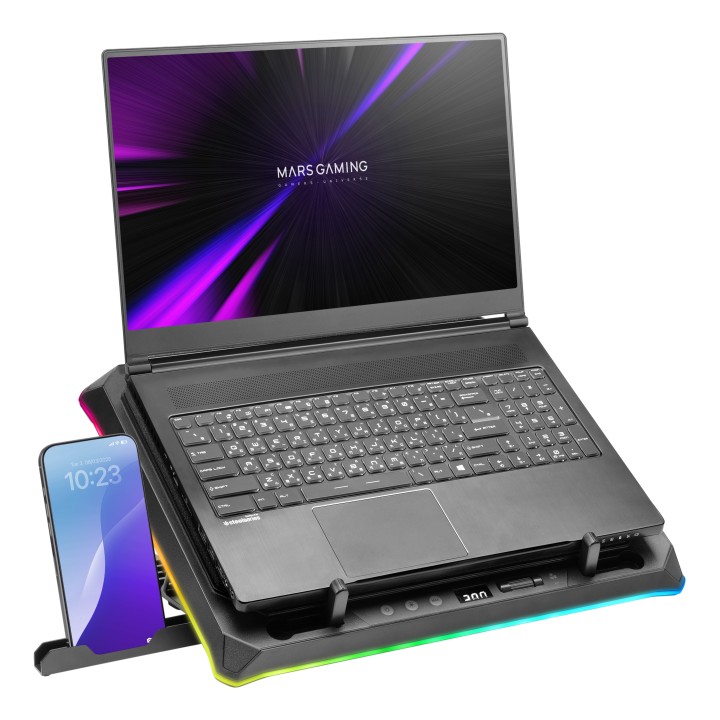 Base Refrigeración Mars Gaming 18" RGB USB (MNBCULTRA)