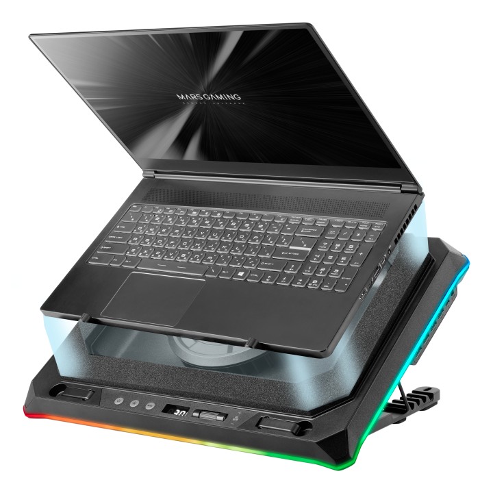 Base Refrigeración Mars Gaming 18" RGB USB (MNBCULTRA)