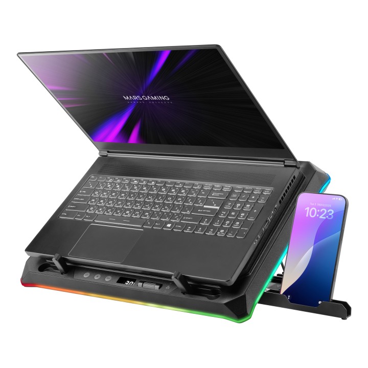 Base Refrigeración Mars Gaming 18" RGB USB (MNBCULTRA)