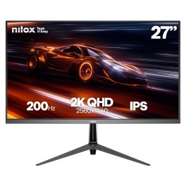 Monitor Gaming NILOX 27" 2K 200Hz Negro (NXM272K20001)