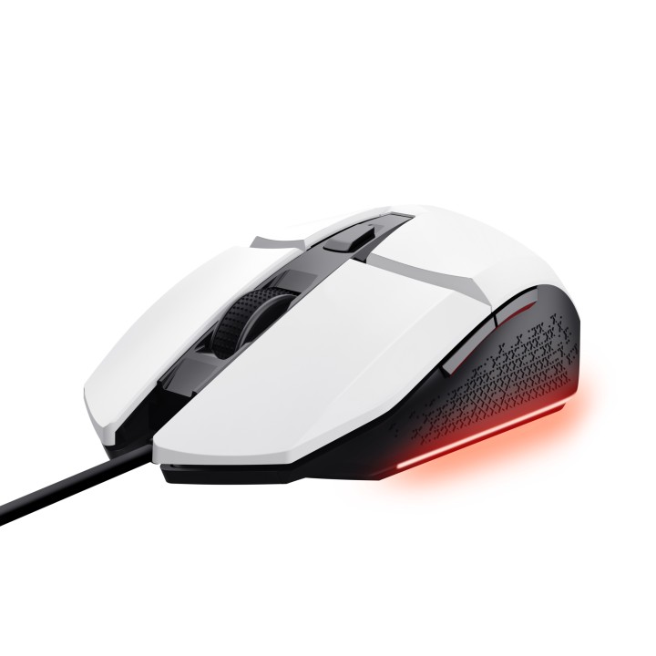 Ratón Gaming Trust GXT 109W FELOX RGB Blanco (25066)
