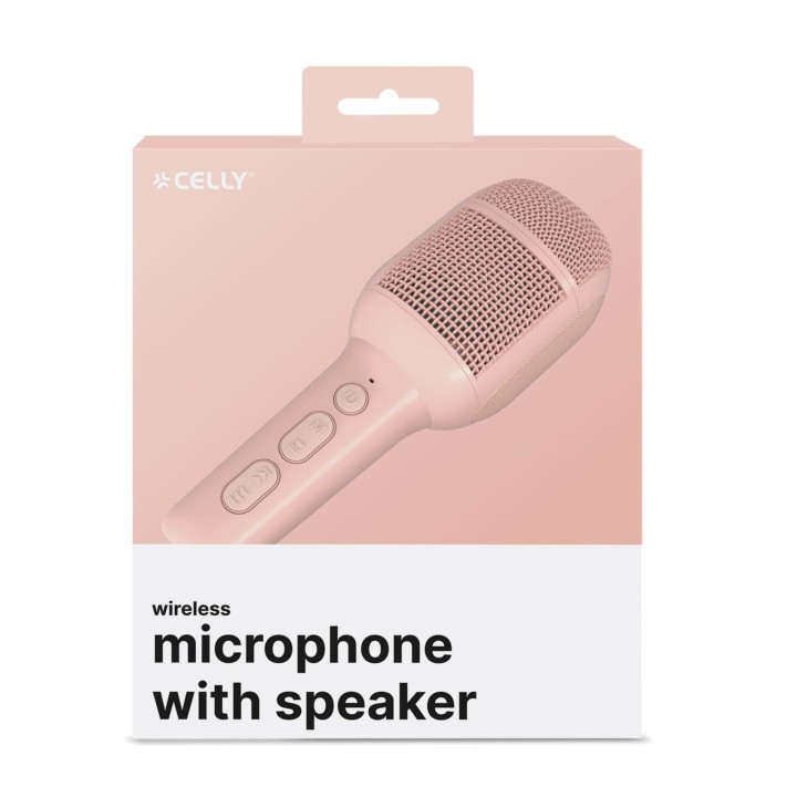 Microfono CELLY Party Wireless 5W Rosa(KIDSFESTIVAL2PK)