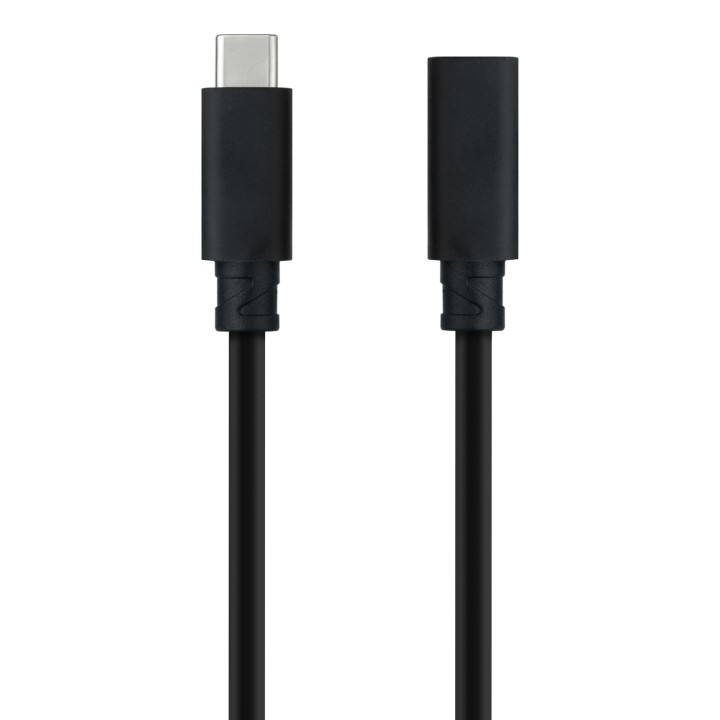 Nanocable USB-C 3.2 M/H 1m Negro (10.01.4501)