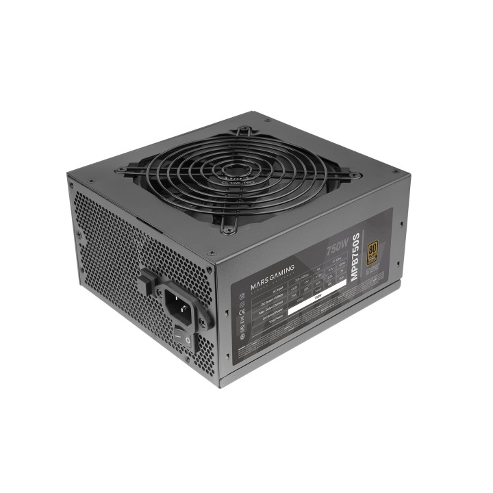 Fuente Mars Gaming ATX 750W ARGB 80+ Bronze (MPB750S)