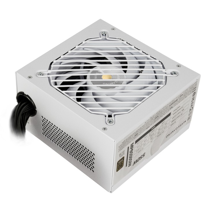 Fuente Mars Gaming 550W ATX 80+Bronze Blanca(MPB550SIW)