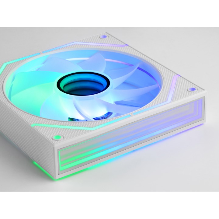 Ventilador Mars Gaming ARGB Kit 2 Blanco (MF3DPROX2RW)
