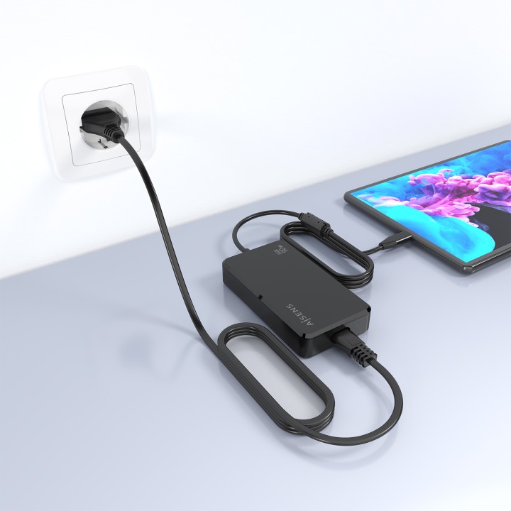 Cargador Sobremesa AISENS 90W USB-C (ASCH-1PD90D069-BK)