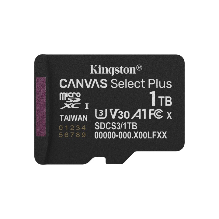 Kingston Micro SDXC 1Tb + Adaptador SD (SDCS3/1TB)
