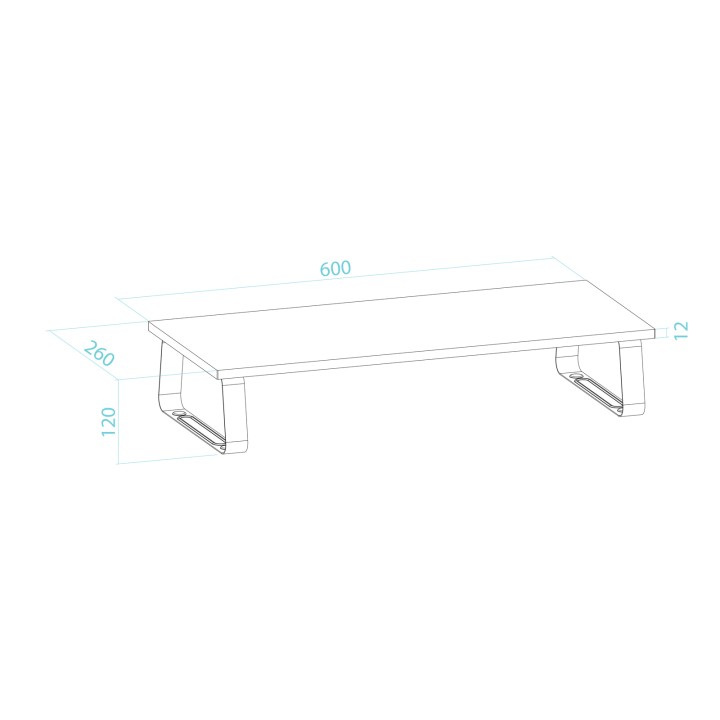 Soporte Elevador TooQ para Monitor/Portátil (TQMR111)