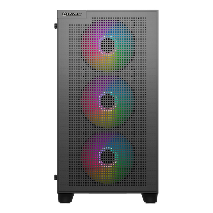 Caja UNYKA Revelat Mesh Edge ARGB mATX ITX (UK121806)
