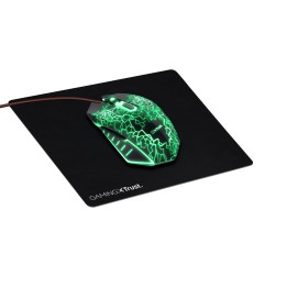 Pack Gaming Trust Ratón+Alfombrilla RGB Negro (24625)