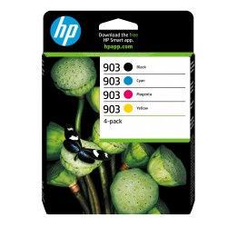 Tinta HP 903 Pack Negro/Tricolor 12.4ml/4.5ml (6ZC73AE)