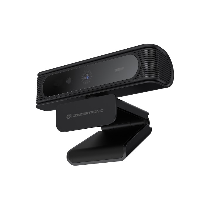 WebCam CONCEPTRONIC FHD USB Micrófono Negra (AMDIS09B)
