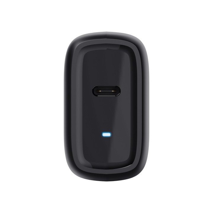 Cargador Pared Trust Maxo GaN 45W 1xUSB-C Negro (25521)