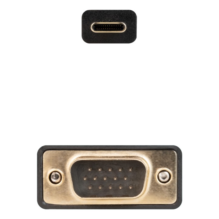 Conversor Nanocable USB-C/M a VGA/M 1.8m (10.15.5202)
