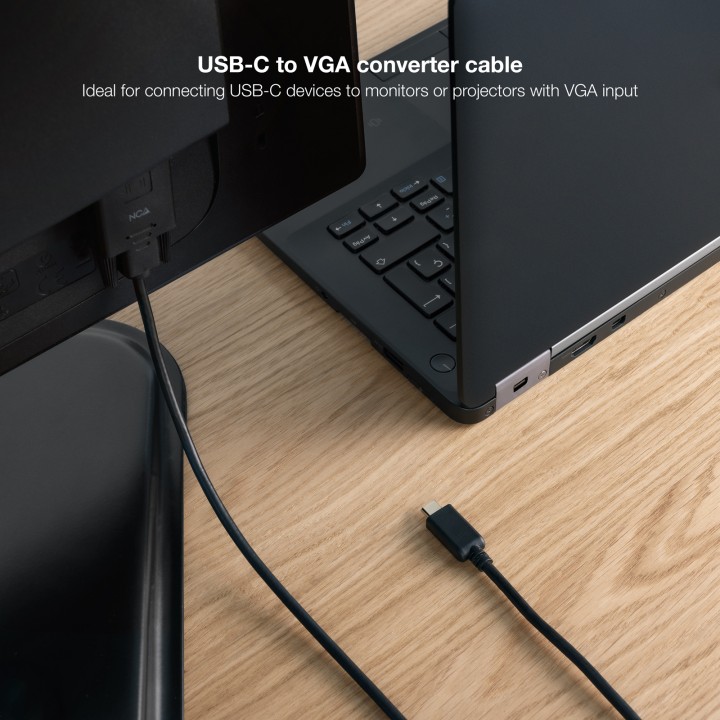 Conversor Nanocable USB-C/M a VGA/M 1.8m (10.15.5202)