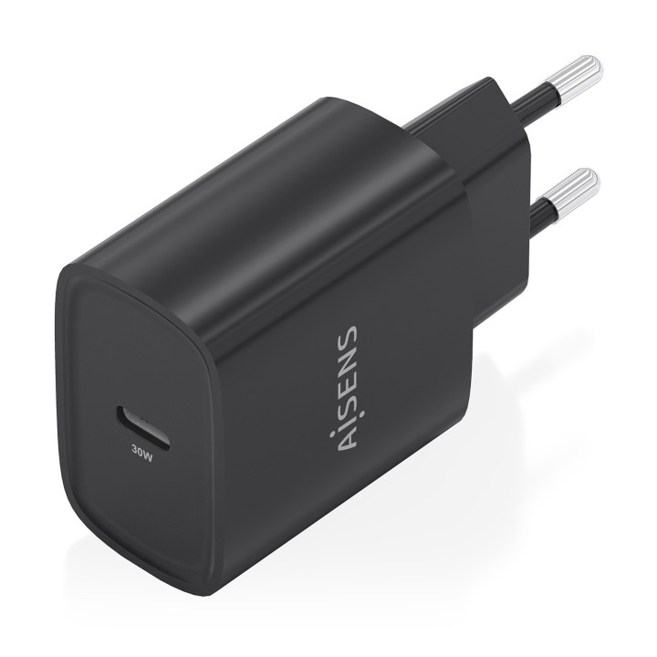 Cargador de Pared AISENS 30W 1xUSB-C Negro (A110-0951)