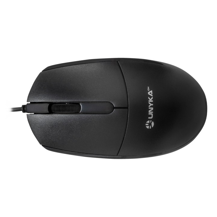 Teclado+Ratón UNYKA OEM USB 1200dpi Negro (UK50545)