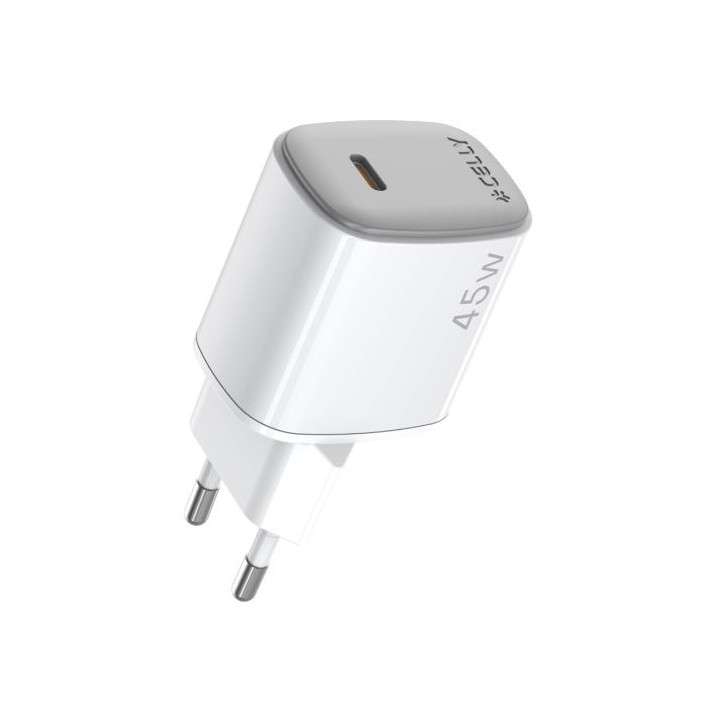 Cargador Pared Celly 45W +Cable Usb-C (UPTC1USBC45WCTC)