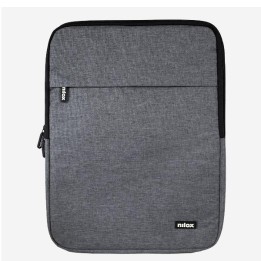 Funda NILOX Sleeve hasta 14.1" Gris (NXSL14GY)
