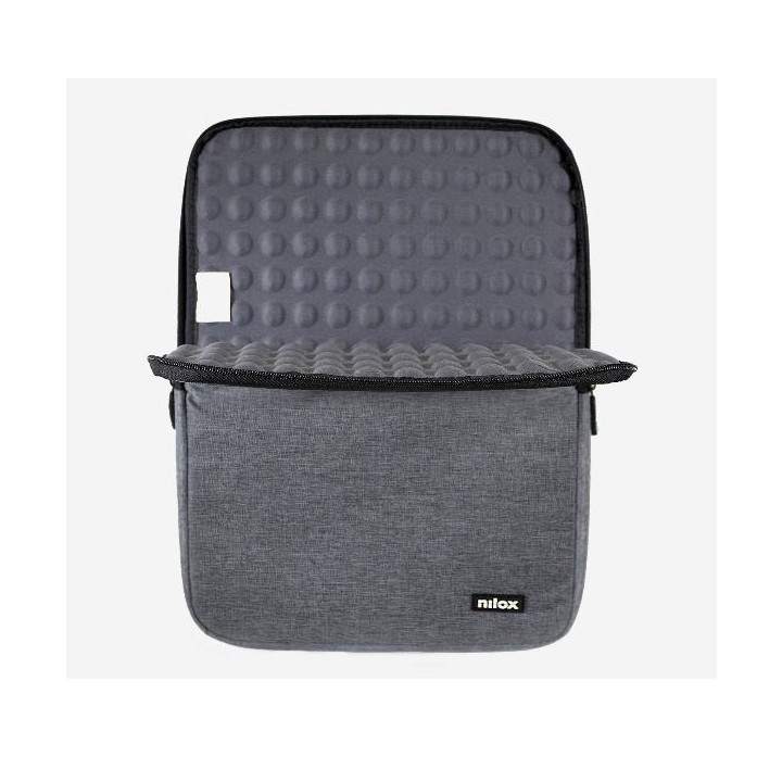 Funda NILOX Sleeve hasta 14.1" Gris (NXSL14GY)