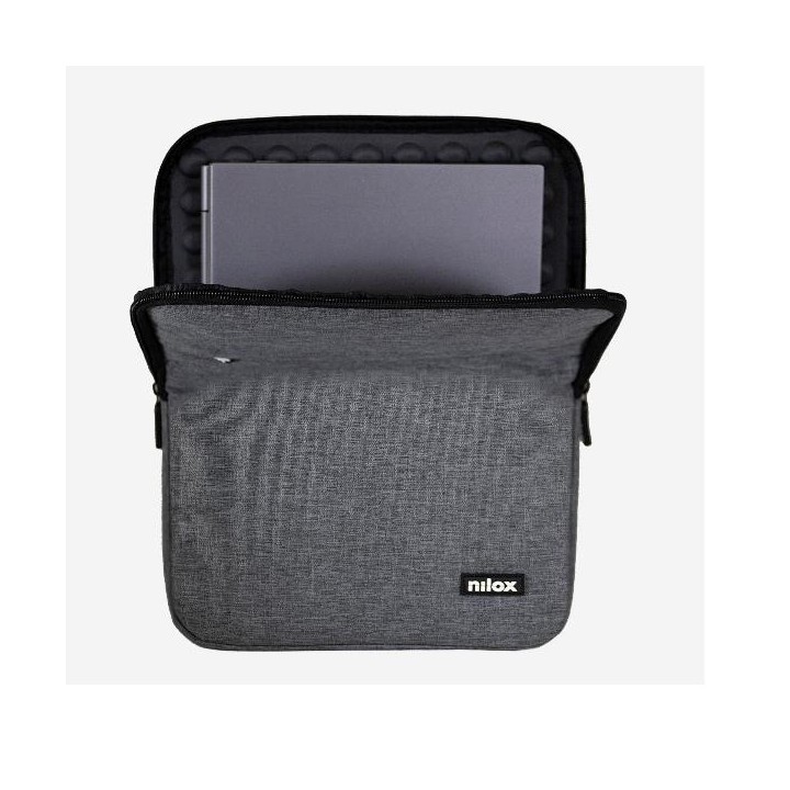 Funda NILOX Sleeve hasta 14.1" Gris (NXSL14GY)