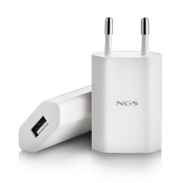 Cargador de Pared NGS 5W 1xUSB 2.0 Blanco (BUCKETACE)