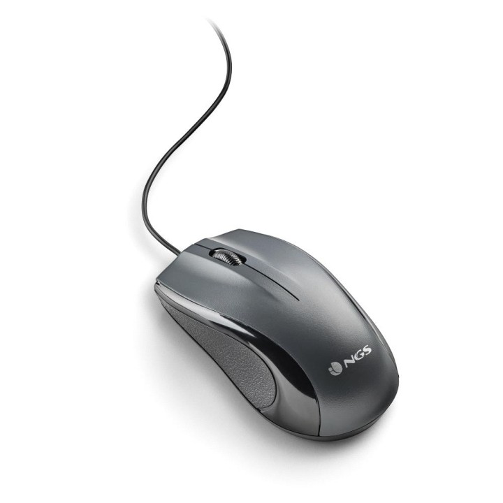 Ratón NGS Láser USB 1200dpi Negro (MUSK)