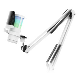 Micrófono Profesional Mars Gaming 3.5mm Blanco(MMICSCW)
