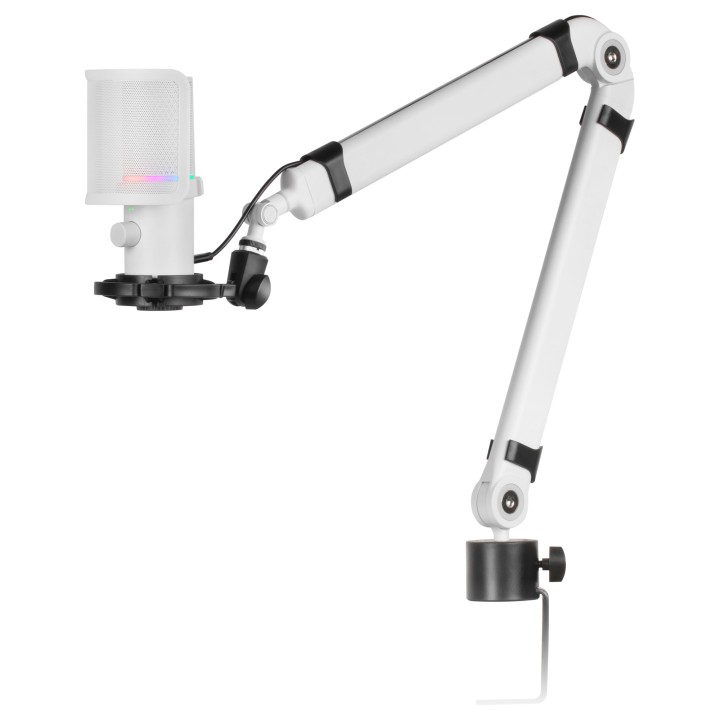 Micrófono Mesa Mars Gaming 3.5mm USB Blanco (MMICXTW)