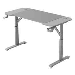 Mesa Mars Gaming 120x60cm Máx 100Kg Blanca(MGDERGO120W)