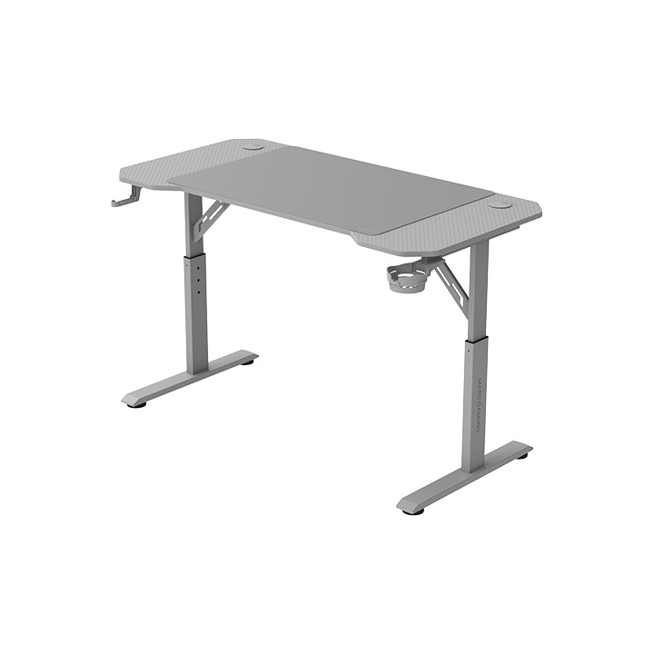 Mesa Mars Gaming 120x60cm Máx 100Kg Blanca(MGDERGO120W)