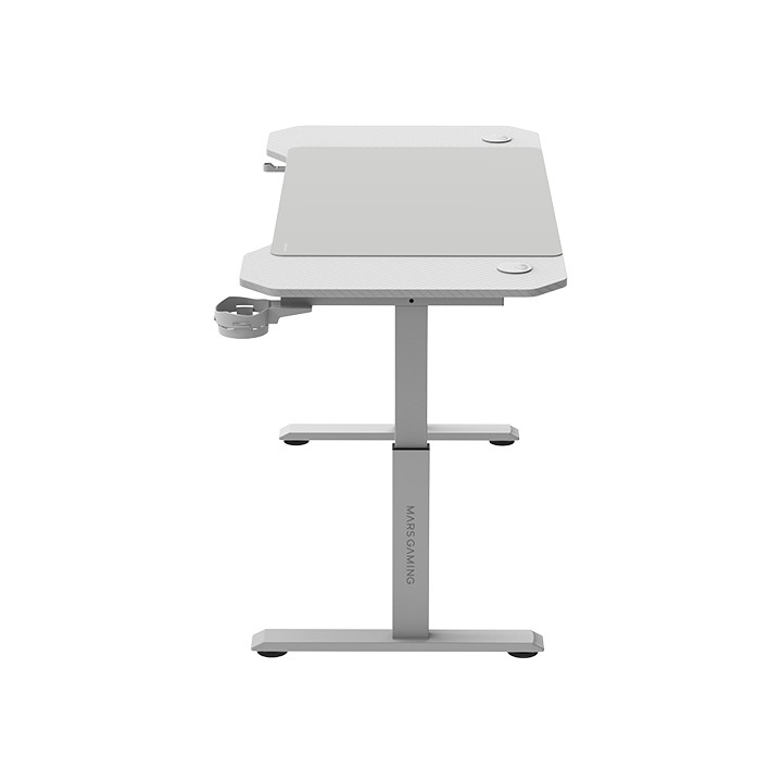Mesa Mars Gaming 120x60cm Máx 100Kg Blanca(MGDERGO120W)