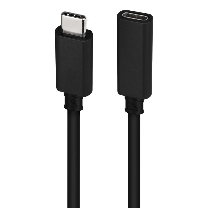 Nanocable USB-C 3.2 M/H 2m Negro (10.01.4502)