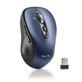 Ratón NGS RF/Bluetooth 5.1 Negro/Azul (INFINITY-RB)