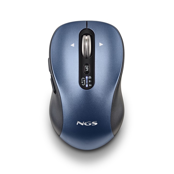 Ratón NGS RF/Bluetooth 5.1 Negro/Azul (INFINITY-RB)